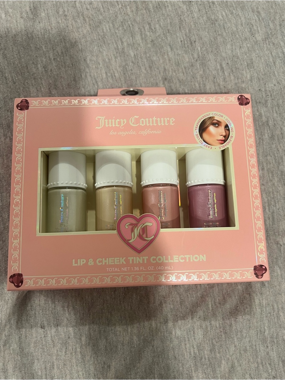 Juicy Couture Lip & Cheek Tint Collection - Pink Set